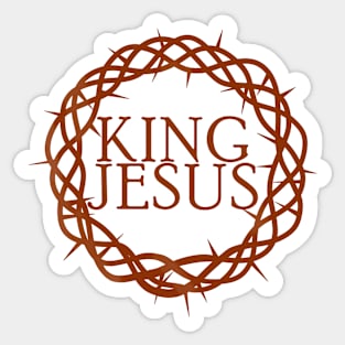 King Jesus Sticker